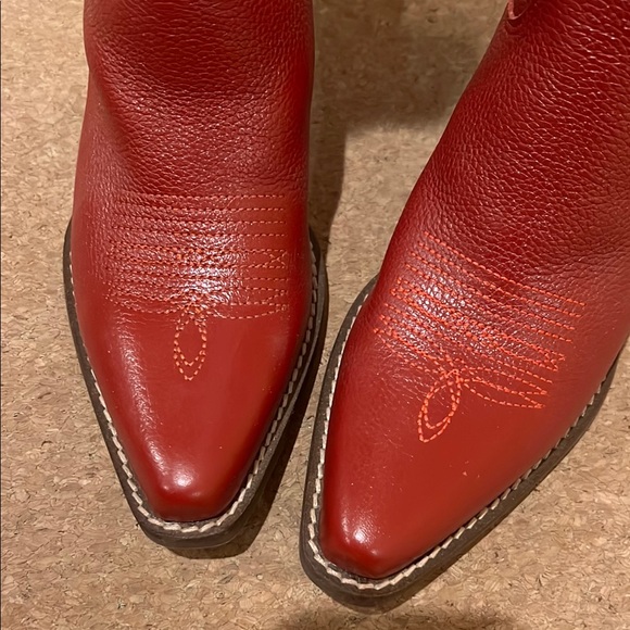 Dingo Red Heeled Boots - Picture 2 of 5